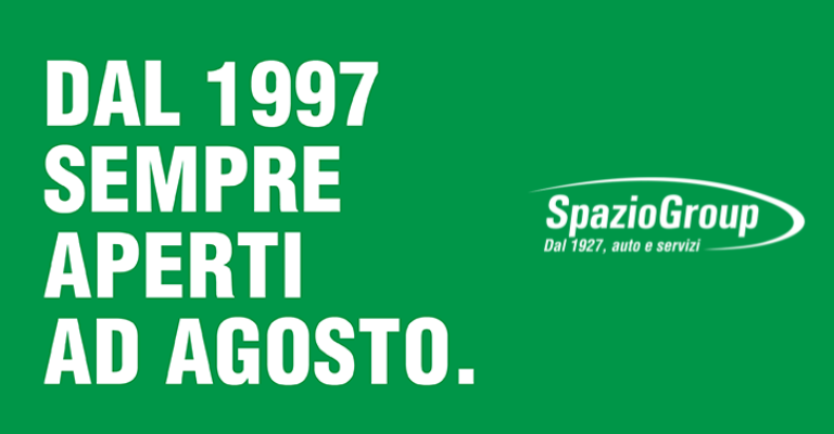 Una breve pausa? Ce la concediamo dal 10 al 17/08 compresi!